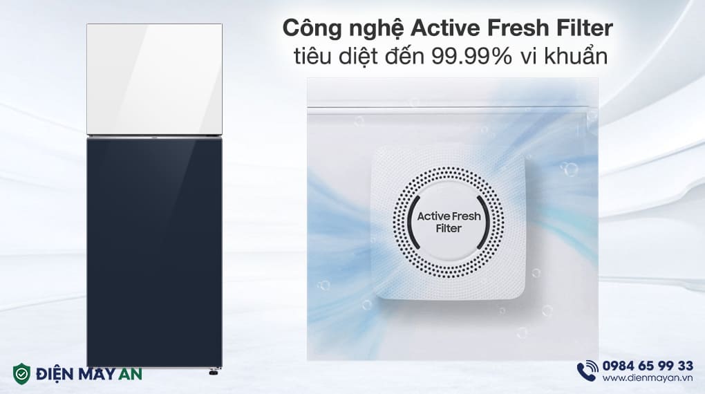 Tủ Lạnh Samsung Inverter 460 Lít Bespoke RT47CB66868ASV